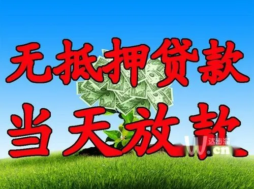 无抵押担保借款，当天解决客户资金困扰。